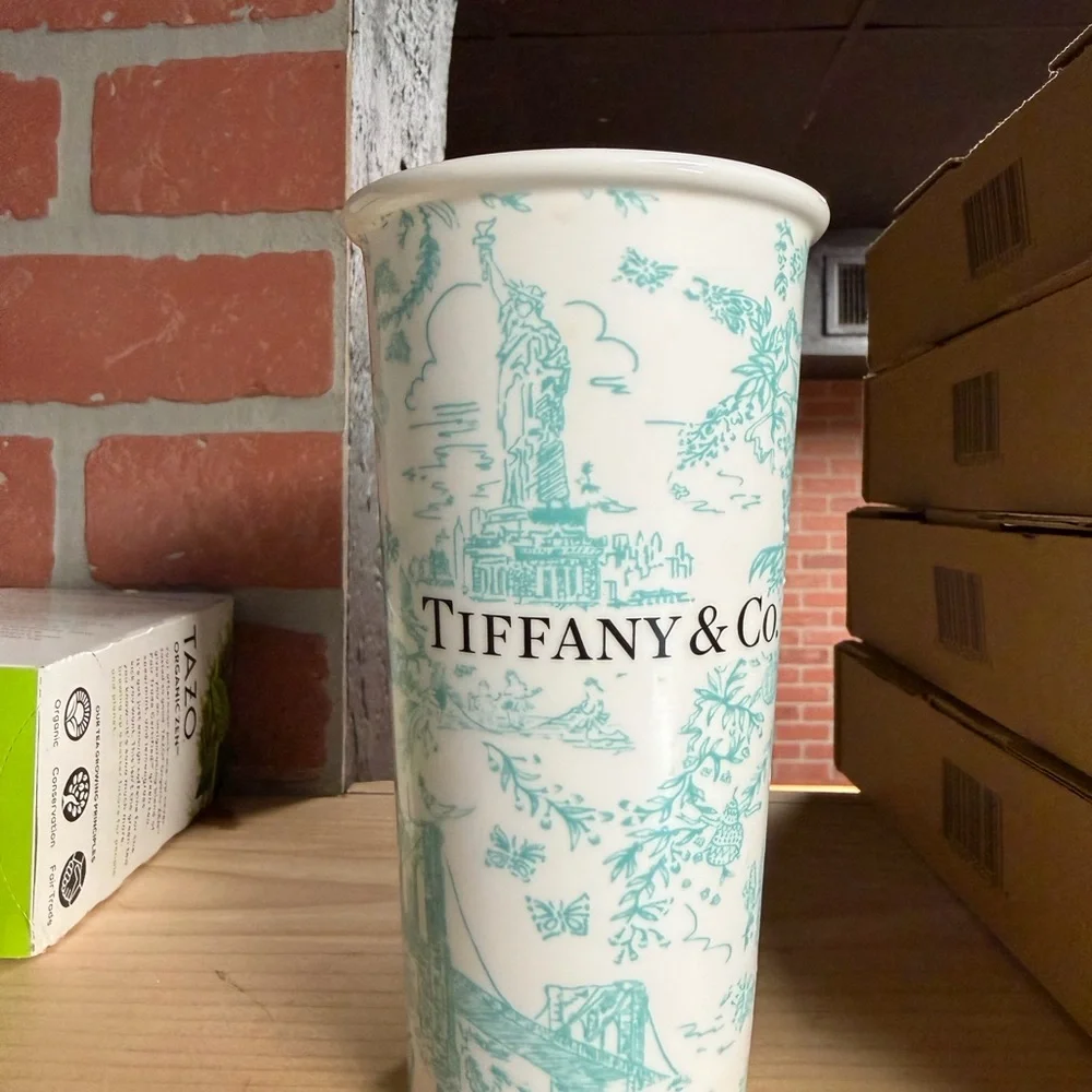 Tiffany & Co. Blue and White Coffee Cup - Picture 3 of 7